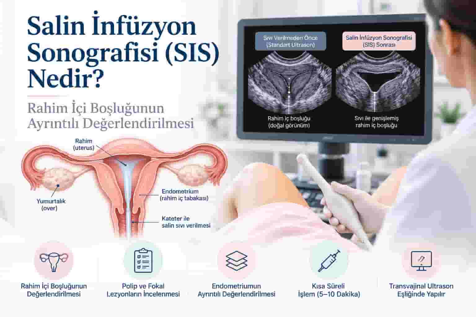 Salin İnfüzyon Sonografisi (SIS) Nedir?